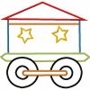 Applique Train 10 Machine Embroidery Designs - Image 4