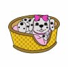 101 Dalmatians Inspired 12 Machine Embroidery Designs on CD in 3 sizes - Image 3
