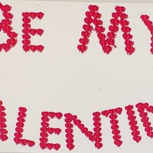 Valentine Hearts Font Machine Embroidery Designs