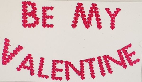 Valentine Hearts Font Machine Embroidery Designs
