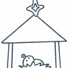 Bluework Nativity Set Machine Embroidery Designs - Image 5