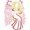 Beautiful Outline Angels 10 Machine Embroidery Designs - Image 6