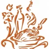 Outline Kitchen Time Machine Embroidery Designs - Image 6