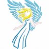 Beautiful Outline Angels 10 Machine Embroidery Designs - Image 8