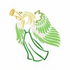 Beautiful Outline Angels 10 Machine Embroidery Designs - Image 9