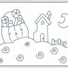 Bluework Halloween Borders 10 Machine Embroidery Designs in 3 sizes for 30 files - Image 9