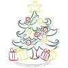 Art Deco Christmas Time 10 Machine Embroidery Designs in 3 sizes Colorline - Image 10