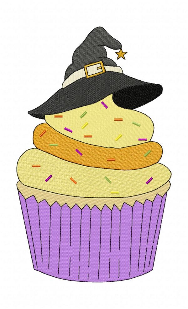 Halloween Cupcakes 8 Machine Embroidery Designs