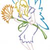 Outline Fairies 10 Machine Embroidery Designs - Image 5