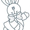 Bluework Easter Bunny 10 Machine Embroidery Designs - Image 6