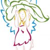 Outline Fairies 10 Machine Embroidery Designs - Image 8