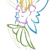 Outline Fairies 10 Machine Embroidery Designs - Image 9