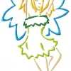 Outline Fairies 10 Machine Embroidery Designs - Image 10