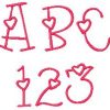 4 My Love Font Machine Embroidery Designs - Image 2