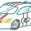 Racing Car Set 10 Machine Embroidery Designs - Image 3