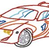 Racing Car Set 10 Machine Embroidery Designs - Image 10