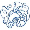 Art Deco Zodiac 12 Machine Embroidery Designs on multi-formatted CD in 5 sizes - Image 12