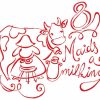 Art Deco 12 days of Christmas Machine Embroidery Designs in 7 sizes - Image 12