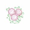 Art Deco Camellias 10 Machine Embroidery Designs CD in 4 sizes Satin Outline - Image 5