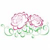 Art Deco Camellias 10 Machine Embroidery Designs CD in 4 sizes Satin Outline - Image 6