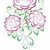 Art Deco Camellias 10 Machine Embroidery Designs CD in 4 sizes Satin Outline - Image 9