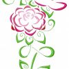 Art Deco Camellias 10 Machine Embroidery Designs CD in 4 sizes Satin Outline - Image 10