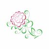 Art Deco Camellias 10 Machine Embroidery Designs CD in 4 sizes Satin Outline - Image 2