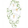 Art Deco Calas Kit 10 Machine Embroidery Designs in 5 sizes - Image 9