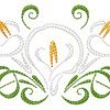 Art Deco Calas Kit 10 Machine Embroidery Designs in 5 sizes - Image 11