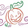 Art Deco Halloween 10 Machine Embroidery Designs Colorline in 4 sizes - Image 3