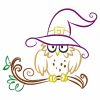 Art Deco Halloween 10 Machine Embroidery Designs Colorline in 4 sizes - Image 6