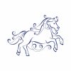 Art Deco Horses 10 Machine Embroidery Designs 4 sizes - Image 6