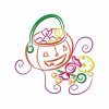 Art Deco Halloween 10 Machine Embroidery Designs Colorline in 4 sizes - Image 8