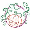 Art Deco Halloween 10 Machine Embroidery Designs Colorline in 4 sizes - Image 9