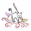 Art Deco Halloween 10 Machine Embroidery Designs Colorline in 4 sizes - Image 10