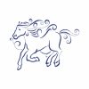 Art Deco Horses 10 Machine Embroidery Designs 4 sizes - Image 2