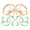 Art Deco Poppy 10 Machine Embroidery Designs in 4 sizes - Image 3