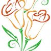 Art Deco Poppy 10 Machine Embroidery Designs in 4 sizes - Image 4