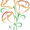 Art Deco Poppy 10 Machine Embroidery Designs in 4 sizes - Image 7