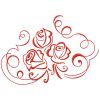 Art Deco Roses 10 Machine Embroidery Designs in 7 sizes - Image 10