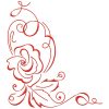 Art Deco Roses 10 Machine Embroidery Designs in 7 sizes - Image 7