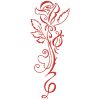 Art Deco Roses 10 Machine Embroidery Designs in 7 sizes - Image 5