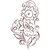 Art Deco Thanksgiving 10 Machine Embroidery Designs in 9 sizes - Image 11