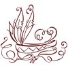 Art Deco Thanksgiving 10 Machine Embroidery Designs in 9 sizes - Image 4