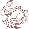 Art Deco Thanksgiving 10 Machine Embroidery Designs in 9 sizes - Image 3