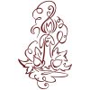 Art Deco Thanksgiving 10 Machine Embroidery Designs in 9 sizes - Image 2