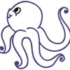 Applique Sea Friends 10 Machine Embroidery Designs + filled on CD in 4 sizes - Image 4