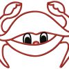 Applique Sea Friends 10 Machine Embroidery Designs + filled on CD in 4 sizes - Image 8