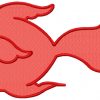 Applique Sea Friends 10 Machine Embroidery Designs + filled on CD in 4 sizes - Image 16