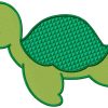 Applique Sea Friends 10 Machine Embroidery Designs + filled on CD in 4 sizes - Image 20